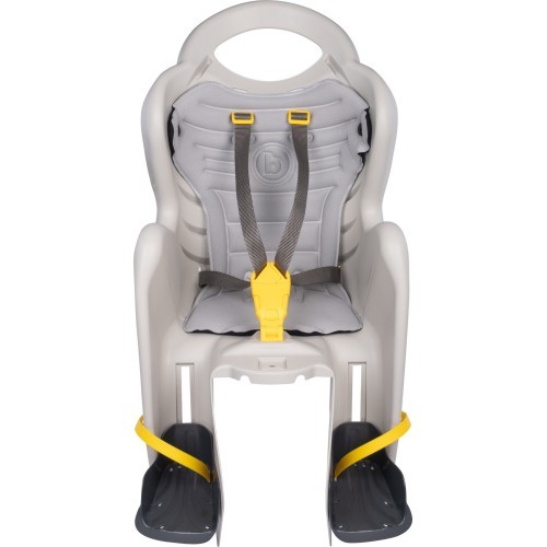 Детское велокресло Bellelli Mr Fox B-fix Relax на раму, silk grey