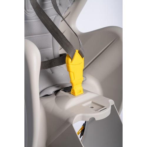 Bellelli Mr Fox B-fix Relax frame-mounted child bike seat, silk grey
