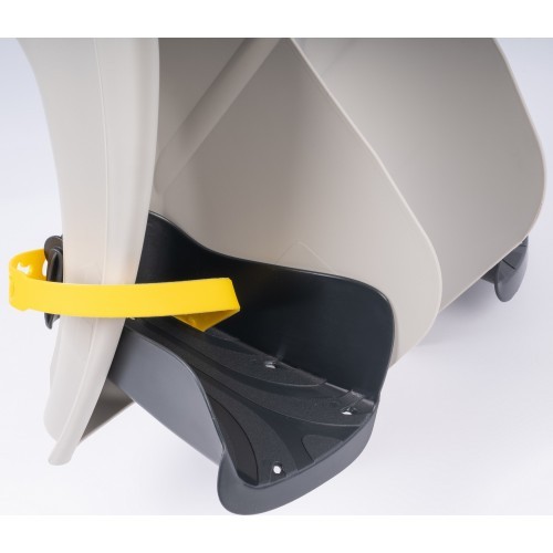 Bellelli Mr Fox B-fix Relax frame-mounted child bike seat, silk grey
