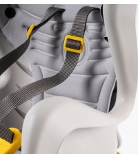 Bellelli Mr Fox rear-mounted child bike seat, silk grey