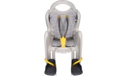 Bērnu velosēdeklītis Bellelli Mr Fox Relax Easy Dream uz bagāžnieka, silk grey