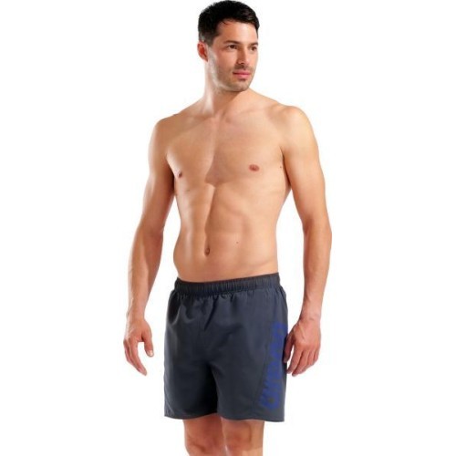 Fundamentals Arena Logo Boxer R Asphalt-Neon Blue L - 581