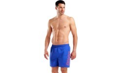 Arena peldbikses Fundamentals Logo Boxer R Neon Blue-Team Orange L - 831