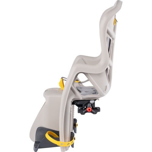 Bellelli Pepe rear rack-mounted child bike seat, silk grey