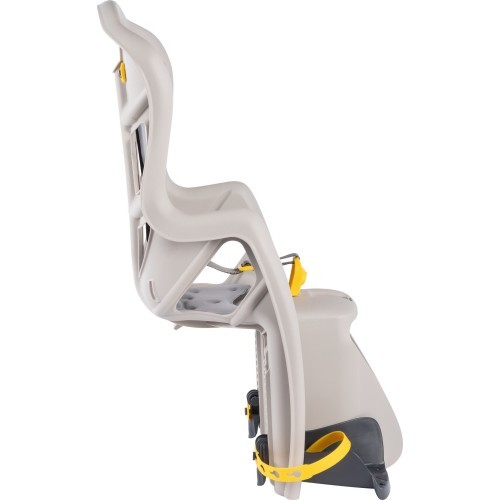 Bellelli Pepe rear rack-mounted child bike seat, silk grey