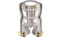 Bellelli Pepe rear rack-mounted child bike seat, silk grey
