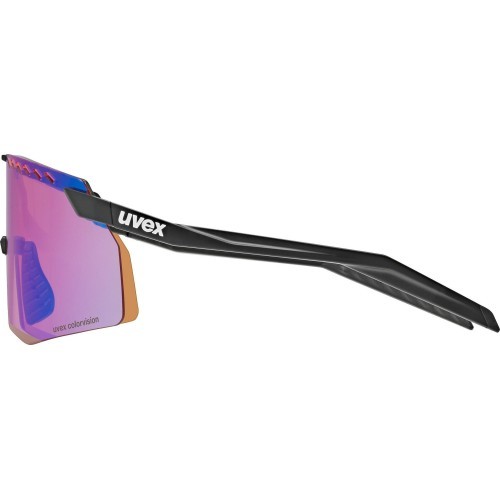 Brilles Uvex pace stage CV black matt / mirror blue