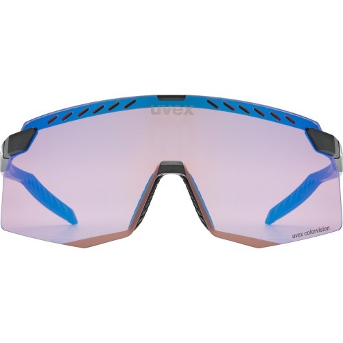 Очки Uvex pace stage CV black matt / mirror blue