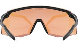 Uvex pace stage CV black matt / mirror blue glasses