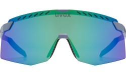 Uvex Pace Stage grey matt / mirror green brilles