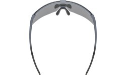 Uvex Pace Stage grey matt / mirror green glasses