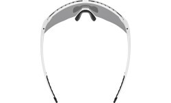 Uvex Pace Stage Glasses White Matt / Mirror Silver