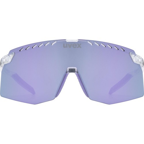 Uvex pace stage clear / mirror pink glasses
