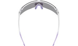 Uvex pace stage clear / mirror pink glasses