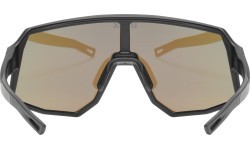 Uvex Sequenze glasses, black matt / mirror blue