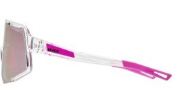 Uvex Sequenze Glasses, Clear / Mirror Pink