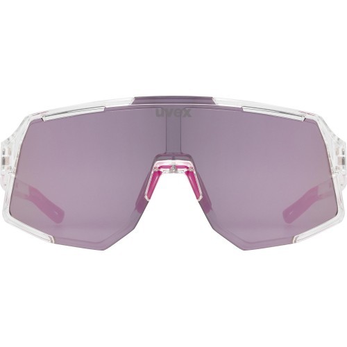 Uvex Sequenze brilles, clear / mirror pink