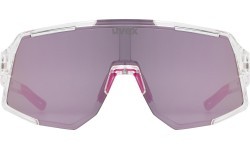 Uvex Sequenze brilles, clear / mirror pink