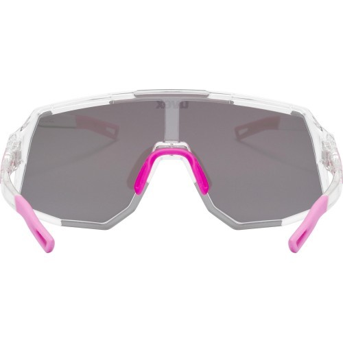 Uvex Sequenze brilles, clear / mirror pink