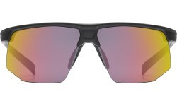 Glasses Uvex aerios black matt / mirror red