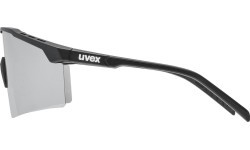 Uvex Flowline sunglasses, black matt / mirror silver