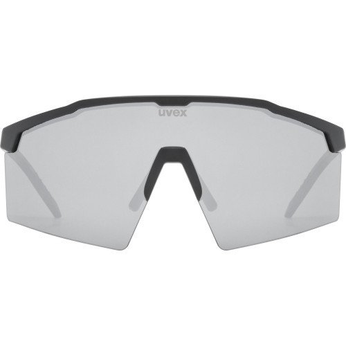 Uvex Flowline sunglasses, black matt / mirror silver