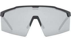 Очки Uvex Flowline, black matt / mirror silver