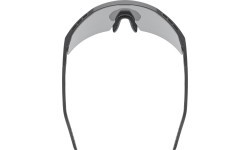 Uvex Flowline brilles, black matt / mirror silver