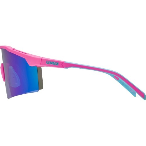 Brilles Uvex Flowline pink matt / mirror blue