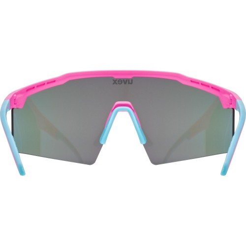 Brilles Uvex Flowline pink matt / mirror blue