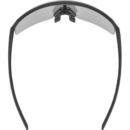Uvex Ramp Glasses, Black Matt / Mirror Silver