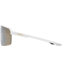 Uvex Ramp White Matt / Mirror Gold glasses