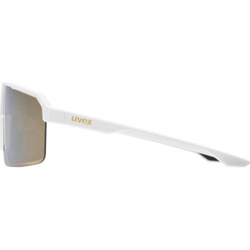 Uvex Ramp White Matt / Mirror Gold glasses