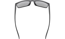 Uvex Poise Glasses Black Matt / Mirror Silver