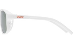 Uvex Cosmic White Matt / Mirror Red Glasses