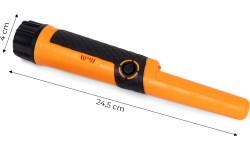 Metāla detektors Pinpointer rokas ūdensizturīgs ar LED lukturīti