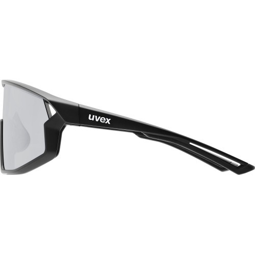 Akiniai Uvex skyryse black matt / mirror silver