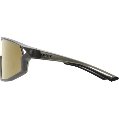Uvex sunglasses smoke matt / mirror gold