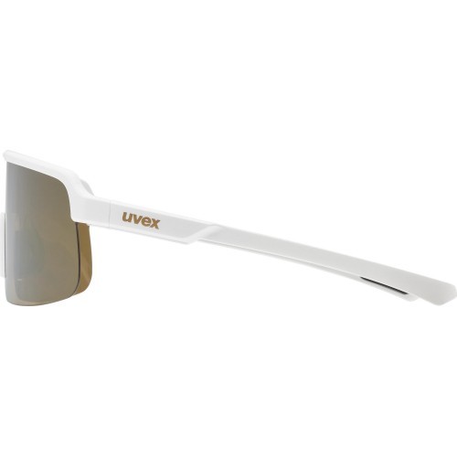 Uvex brilles white matt / mirror gold