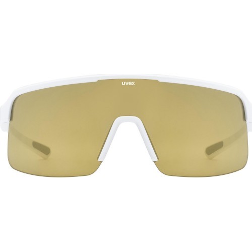Uvex Sportstyle Dirt glasses white matt / mirror gold