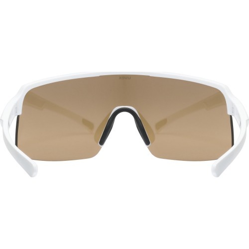 Uvex Sportstyle Dirt glasses white matt / mirror gold