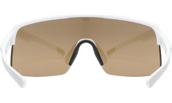 Uvex Sportstyle Dirt glasses white matt / mirror gold