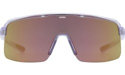 Uvex Dyrt glasses, clear purple / mirror red