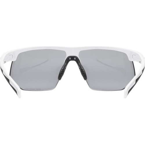 Uvex Aerios S V glasses, white matt / smoke