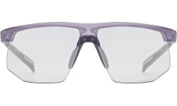 Uvex Aerios S V glasses, purple matt trans / smoke