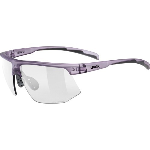 Brilles Uvex Aerios S V, purple matt trans / smoke