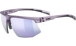 Brilles Uvex Aerios S violetas matētas caurspīdīgas / spoguļvioletas