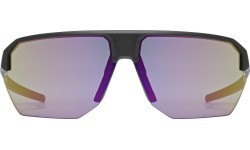 Uvex Vectiv glasses, black matt / mirror pink