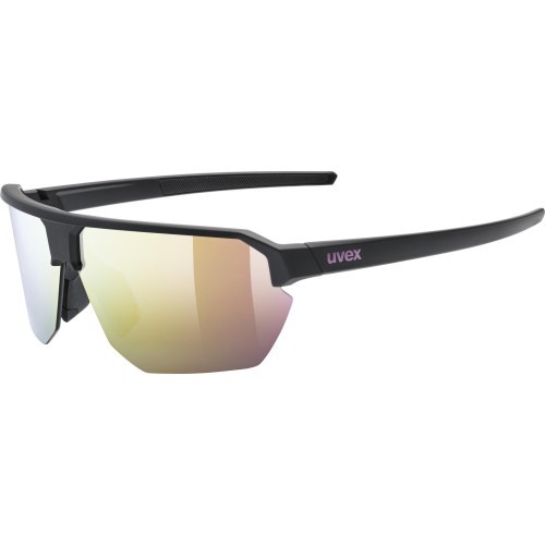 Очки Uvex Vectiv, black matt / mirror pink