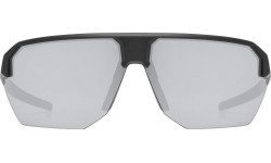 Uvex Vectiv Sunglasses, Black Matt / Mirror Silver
